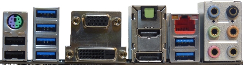 MSI A88X-G45 Gaming I/O-Panel